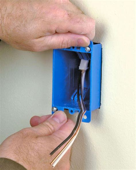 house electrical junction box inside wall|installing electrical box in wall.